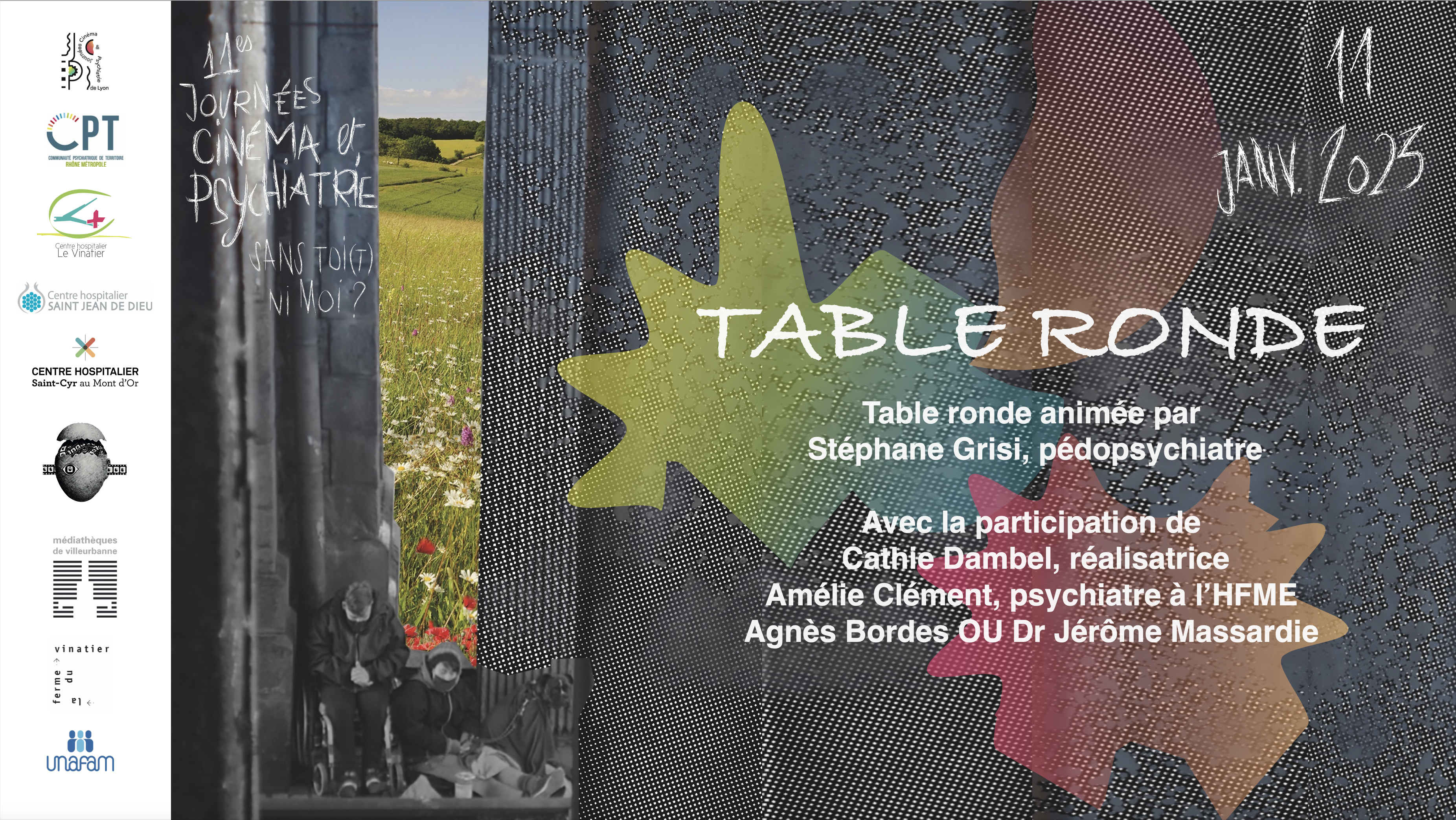 Journées Cinéma et Psychiatrie 2023 - Table ronde n°4 animée par Stéphane Grisi